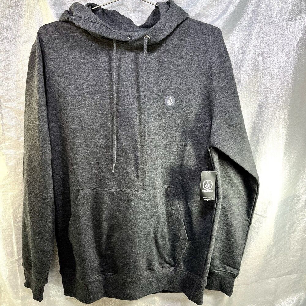 VOLCOM Pullover Hoodie Adult Small Skater Foreman Po Fleece Retail $50
